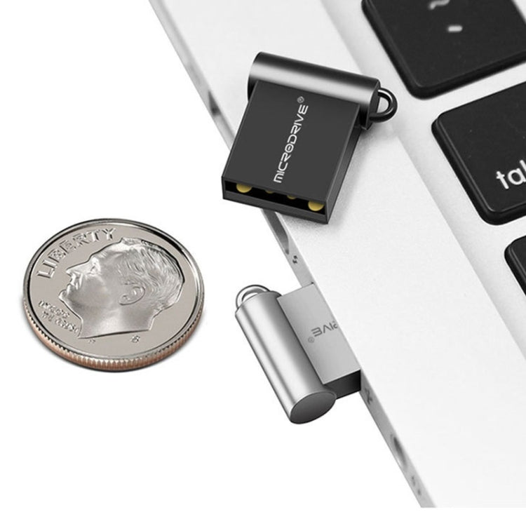 MicroDrive 8GB USB 2.0 Metal Mini USB Flash Drives U Disk (Gold) - USB Flash Drives by MicroDrive | Online Shopping UK | buy2fix