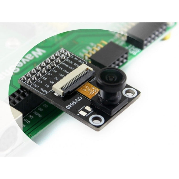 Waveshare OV5640 Camera Board (B), 5 Megapixel (2592x1944), Fisheye Lens Camera Module - Modules Expansions Accessories by Waveshare | Online Shopping UK | buy2fix