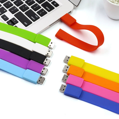 MicroDrive 8GB USB 2.0 Fashion Bracelet Wristband U Disk (Blue) - USB Flash Drives by MicroDrive | Online Shopping UK | buy2fix