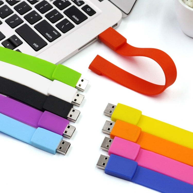 MicroDrive 64GB USB 2.0 Fashion Bracelet Wristband U Disk (Yellow) - Computer & Networking by MicroDrive | Online Shopping UK | buy2fix